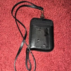 Kate Spade ID + card lanyard